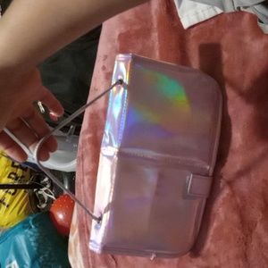 White unicor. Makeup brush set